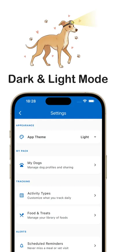 Settings Page Light Theme - Your App Your Style