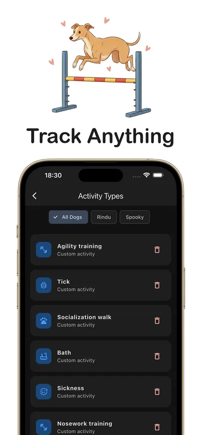 Custom Activity Types - Track Anything